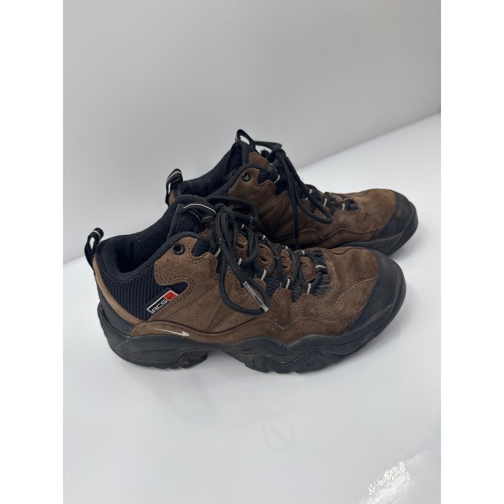Nike ACG Vintage Brown Suede Hiking Trail Boots Mens 8.5 965005-301